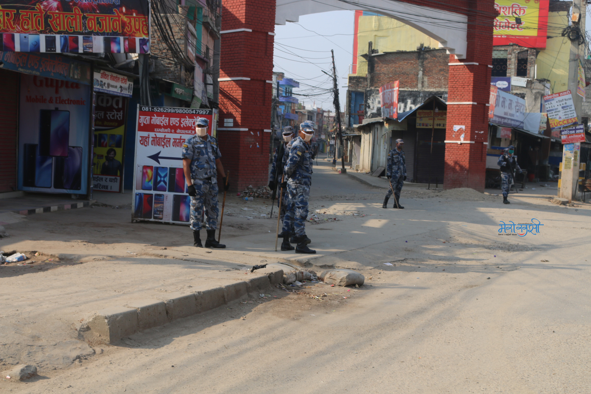 कोरोना संक्रमित भेटिएसँगै नेपालगन्जमा कडा सुरक्षा निगरानी