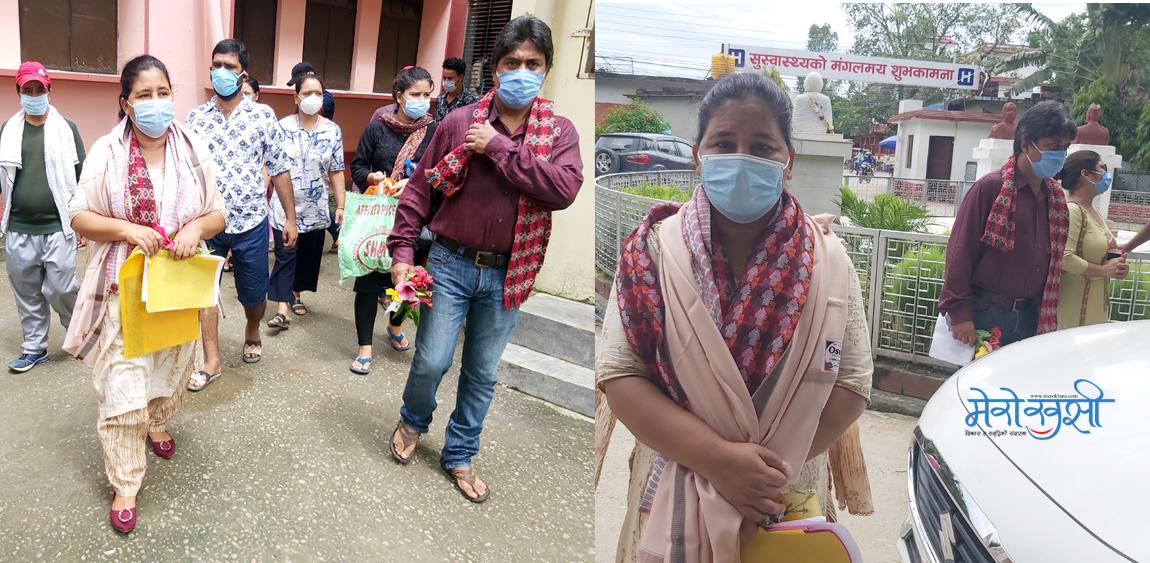 कोरोना जितेकी सांसद नमूना भन्छिन्, ‘उच्च मनोबल र शुभेच्छुकको स्नेहले निको भएँ’