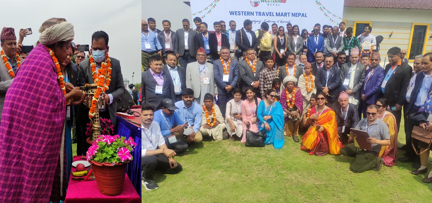 नेपालगन्जमा तीन दिने वेष्टर्न ट्राभल मार्ट सञ्चालन, राउटे मुखियाले गरे उद्घाटन